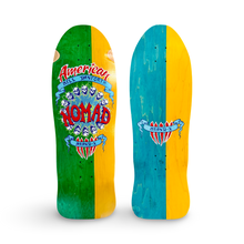 Load image into Gallery viewer, Bill Danforth Circle of Skulls 10”x30” Limited Edition, HAND-PAINTED Deck (1 of 3)