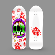 Load image into Gallery viewer, Slime Mouth PUNKED Limited Edition, HAND-PAINTED Deck (PRE-ORDER, JANUARY)