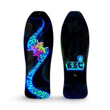 Load image into Gallery viewer, Bryan Pennington BBC Escher Lizard, Limited Edition, HAND-PAINTED, GLOW Deck 10.3"x30.5" (1 of 15)