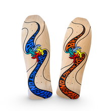 Load image into Gallery viewer, Bryan Pennington BBC Escher Lizard, Limited Edition, HAND-PAINTED, Deck 10.3"x30.5" (1 of 8)