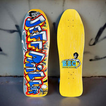 Load image into Gallery viewer, Jeff Phillips GRAFFITI Limited Edition, Yellow HAND PAINTED BBC Deck (1 of 35)