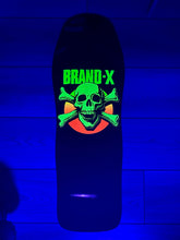 Load image into Gallery viewer, Knucklehead FLOCKED, FLUORESCENT & GLOW-IN-DARK Limited Edition Deck 10.1"x30" HAND PAINTED (1 of 5)