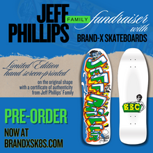 Load image into Gallery viewer, Jeff Phillips GRAFFITI Limited Edition, White HAND PAINTED BBC Deck (1 of 40)