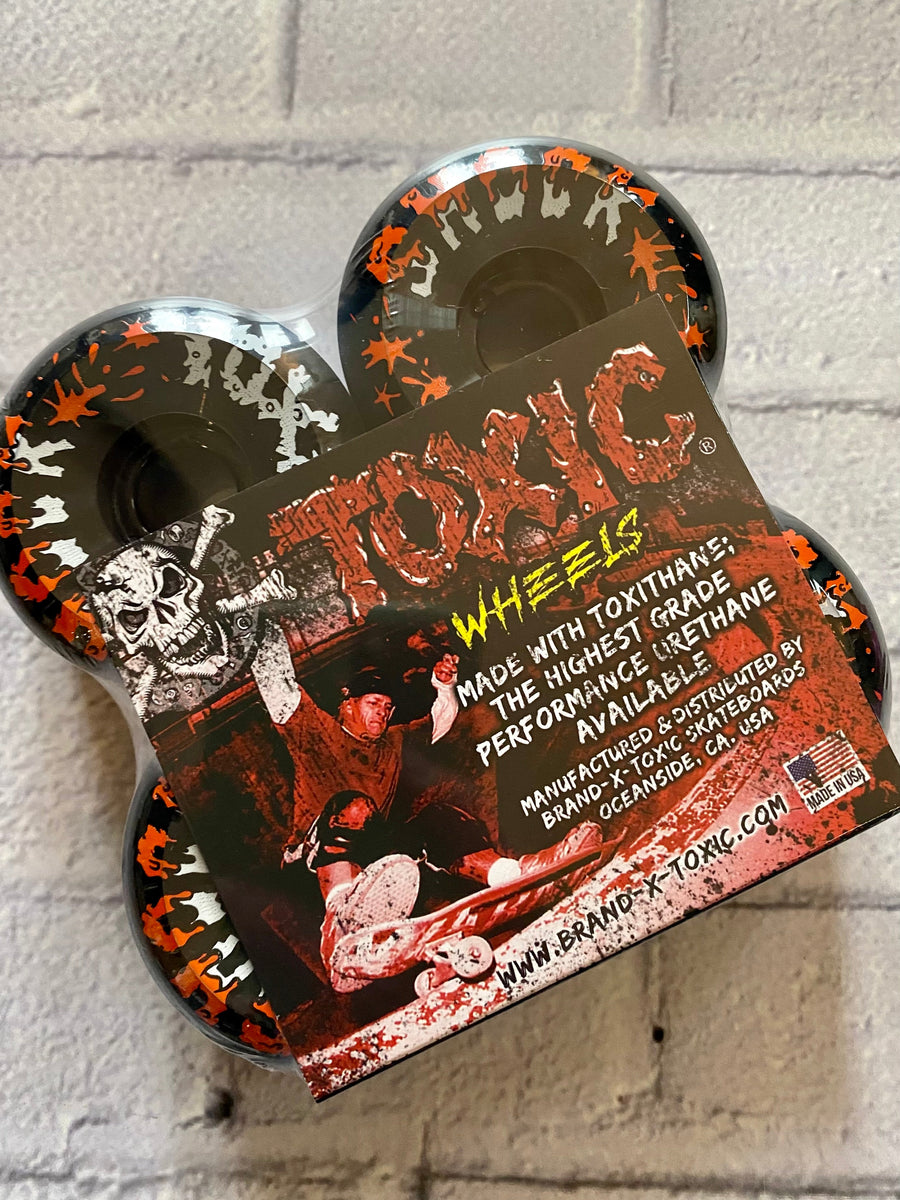 Toxic Shock HARD SUPERTHANE Wheels 56mm/99A – Brand-X Skateboards
