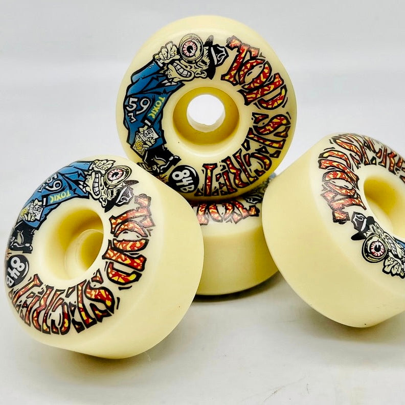 Top Secret VERY-HARD Wheels 59mm/104A – Brand-X Skateboards