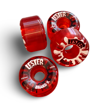 Load image into Gallery viewer, Lester Kasai HARD TRANSLUCENT Wheels 56mm/100a
