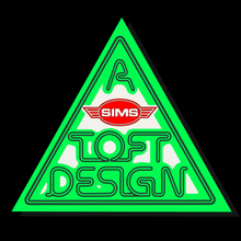 Load image into Gallery viewer, Sims Lonnie Toft Design Sticker 4.2"
