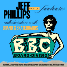 Load image into Gallery viewer, Jeff Phillips BREAKOUT (original shape) Limited Edition Series, HAND PAINTED Deck (PRE-ORDER, DECEMBER 2026)
