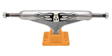 Load image into Gallery viewer, Independent Stage 11 Elijah Berle Skull Silver Orange Trucks (SOLD IN SET)
