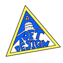 Load image into Gallery viewer, Lonnie Toft Design Eye &amp; Teeth Sticker 4.3"
