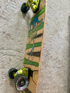 WAFFLE EVENT TICKET: Kryptonics ONE-OF-A-KIND & HAND-PAINTED CRUISER Complete 8.5”x31” (1 of 1) (12/2/25)