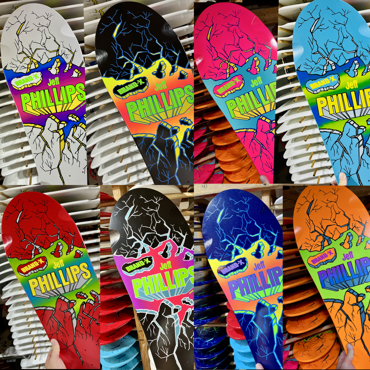 【希少】SIMS Jeff PHILLIPS Breakout 80's シムズ Jeff Phillips BREAKOUT Limited Edition Series, HAND PAINTED Deck