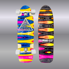 Load image into Gallery viewer, Lonnie Toft Designs ONE-OF-A-KIND &amp; HAND-PAINTED "77" Deck or Complete 8.5”x31” (PRE-ORDER, JULY)
