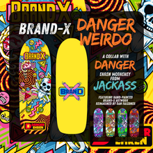 Load image into Gallery viewer, "DANGER WEIRDO" Ehren McGhehey Limited Edition HAND-PAINTED Deck (PRE-ORDER, MAY 2027)
