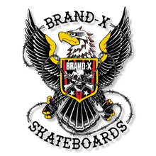 Load image into Gallery viewer, Brand-X EAGLE Sticker HUGE, CLEAR-BACK 6.7"
