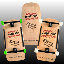 Load image into Gallery viewer, Brand-X WAR PIG Deck 13.5" x 29.5" (PRE-ORDER, JANUARY 2027)
