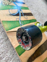 Load image into Gallery viewer, WAFFLE EVENT TICKET: Kryptonics ONE-OF-A-KIND &amp; HAND-PAINTED CRUISER Complete 8.5”x31” (1 of 1) (12/2/25)
