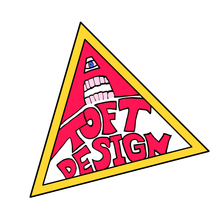 Load image into Gallery viewer, Lonnie Toft Design Eye &amp; Teeth Sticker 4.3"
