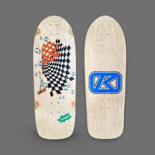 Load image into Gallery viewer, Krypto Wave Limited Edition Deck 10”x30” HAND PAINTED (1 of 5)
