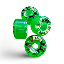 Load image into Gallery viewer, Lester Kasai HARD TRANSLUCENT Wheels 56mm/100a (PRE-ORDER, NOVEMBER)
