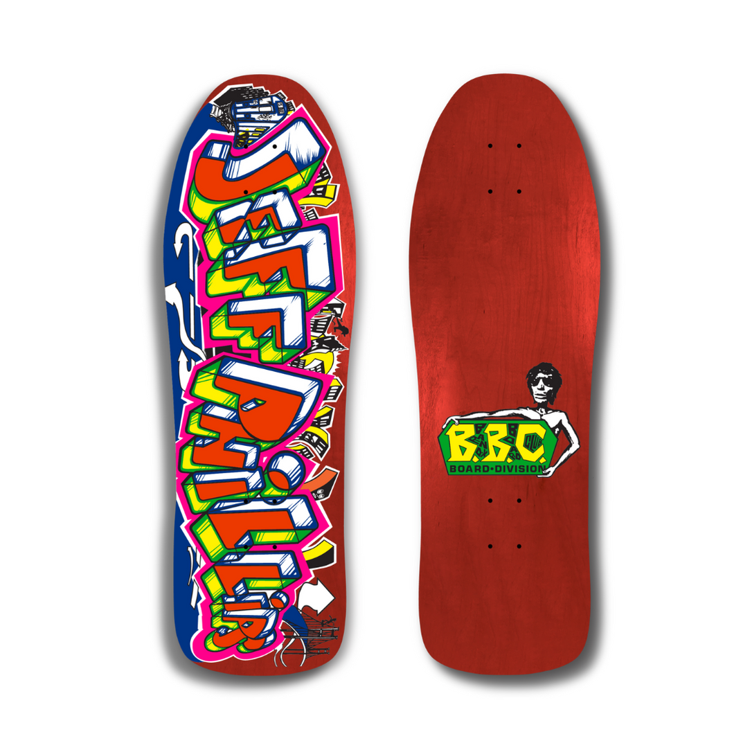 Jeff Phillips 'Cosmic Graffiti’ Limited Edition, HAND PAINTED BBC Street Deck (1 of 100) (PRE-ORDER, SEPTEMBER)