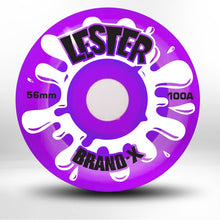 Load image into Gallery viewer, Lester Kasai HARD TRANSLUCENT Wheels 56mm/100a
