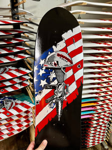 Bill Danforth American Nomad PUNK-POINT Deck 9.5"x32" HAND PAINTED