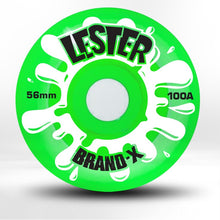 Load image into Gallery viewer, Lester Kasai HARD TRANSLUCENT Wheels 56mm/100a
