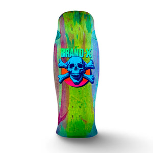 Knucklehead ONE OF A KIND, FLUORESCENT & GLOW IN DARK Hammerhead Deck 10.6"x31" HAND-PAINTED(1 of 1)