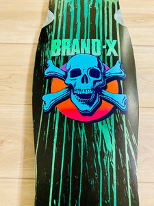 Knucklehead ONE-OF-A-KIND, FLUORESCENT & GLOW IN DARK Hammerhead Deck 10.6"x31" HAND-PAINTED (1 of 1)