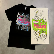 Load image into Gallery viewer, Jeff Phillips BREAKOUT Limited Edition Shirt &amp; Poster Combo (HAND-PAINTED) (1 of 5)
