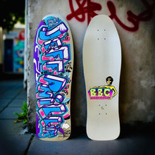 Load image into Gallery viewer, Jeff Phillips GRAFFITI Ultra Limited Edition, Metallic Silver HAND-PAINTED BBC Deck (1 of 2)
