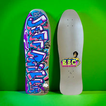 Load image into Gallery viewer, Jeff Phillips GRAFFITI Ultra Limited Edition, Metallic Silver HAND-PAINTED BBC Deck (1 of 2)
