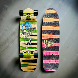 WAFFLE EVENT TICKET: Kryptonics ONE-OF-A-KIND & HAND-PAINTED CRUISER Complete 8.5”x31” (1 of 1) (12/2/25)