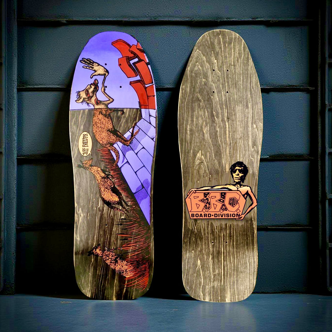 Jeff Phillips 'Kangaroo' Limited Edition BBC Deck, HAND-PAINTED 10