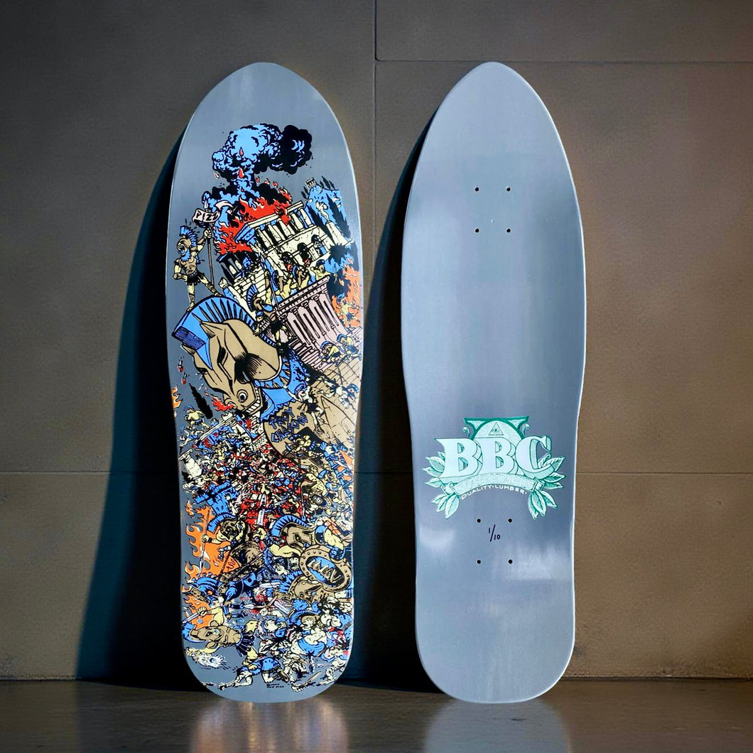 BBC Troy Chason ‘Horse of Troy’ 9.5”x32” HAND-PAINTED, LIMITED EDITION