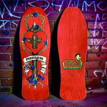 Load image into Gallery viewer, Bryan Pennington BBC Crucifix HAND-PAINTED, LIMITED-EDITION Deck 10.3"x30.5" (1 of 10)

