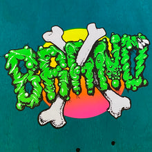 Load image into Gallery viewer, WAFFLE EVENT TICKET: Sean Goff Baby Skater Deck 10&quot;x30.25&quot; HAND PAINTED (1 of 2)
