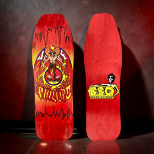 Jeff Phillips 'Devil Man' Limited Edition, HAND PAINTED BBC Deck (1 of 100) (PRE-ORDER, DECEMBER)