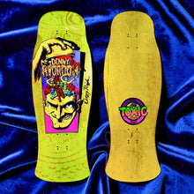 Load image into Gallery viewer, Denny Riordon Men-in-the-Head ONE OF A KIND 10.6”x32” HAND-PAINTED &amp; AUTOGRAPHED Deck (1 of )

