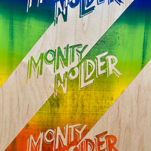 Load image into Gallery viewer, WAFFLE EVENT TICKET: Monty Nolder ONE OF A KIND, HAND-PAINTED &amp; AUTOGRAPHED Deck 10&quot;x30&quot; (12/3/24)
