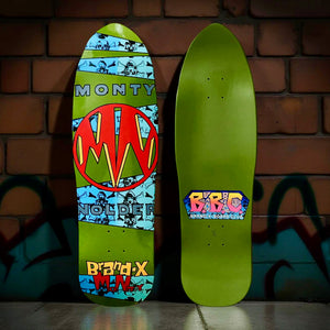 Monty Nolder BBC LIMITED EDITION Deck 9.5"x32" HAND PAINTED (1 of 1)