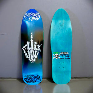 American Nomad F/U PUNK-POINT Deck 9.5"x32" (PRE-ORDER, SEPTEMBER)