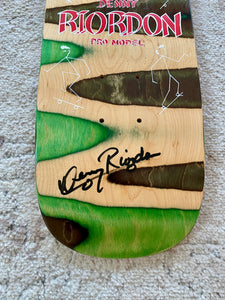 Denny Riordon Stick Man FREESTYLE ONE OF A KIND Deck 7.3” x 27.75” HAND PAINTED & AUTOGRAPHED (1 of 1)