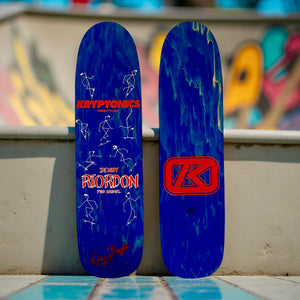 WAFFLE GIVEAWAY TICKET: Kryptonics Denny Riordon Stickman AUTOGRAPHED Limited Edition DECK