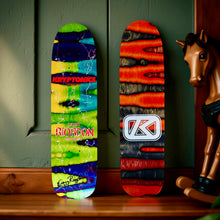 Load image into Gallery viewer, Denny Riordon Stick Man FREESTYLE ONE OF A KIND Deck 7.3” x 27.75” HAND PAINTED &amp; AUTOGRAPHED (1 of 1)
