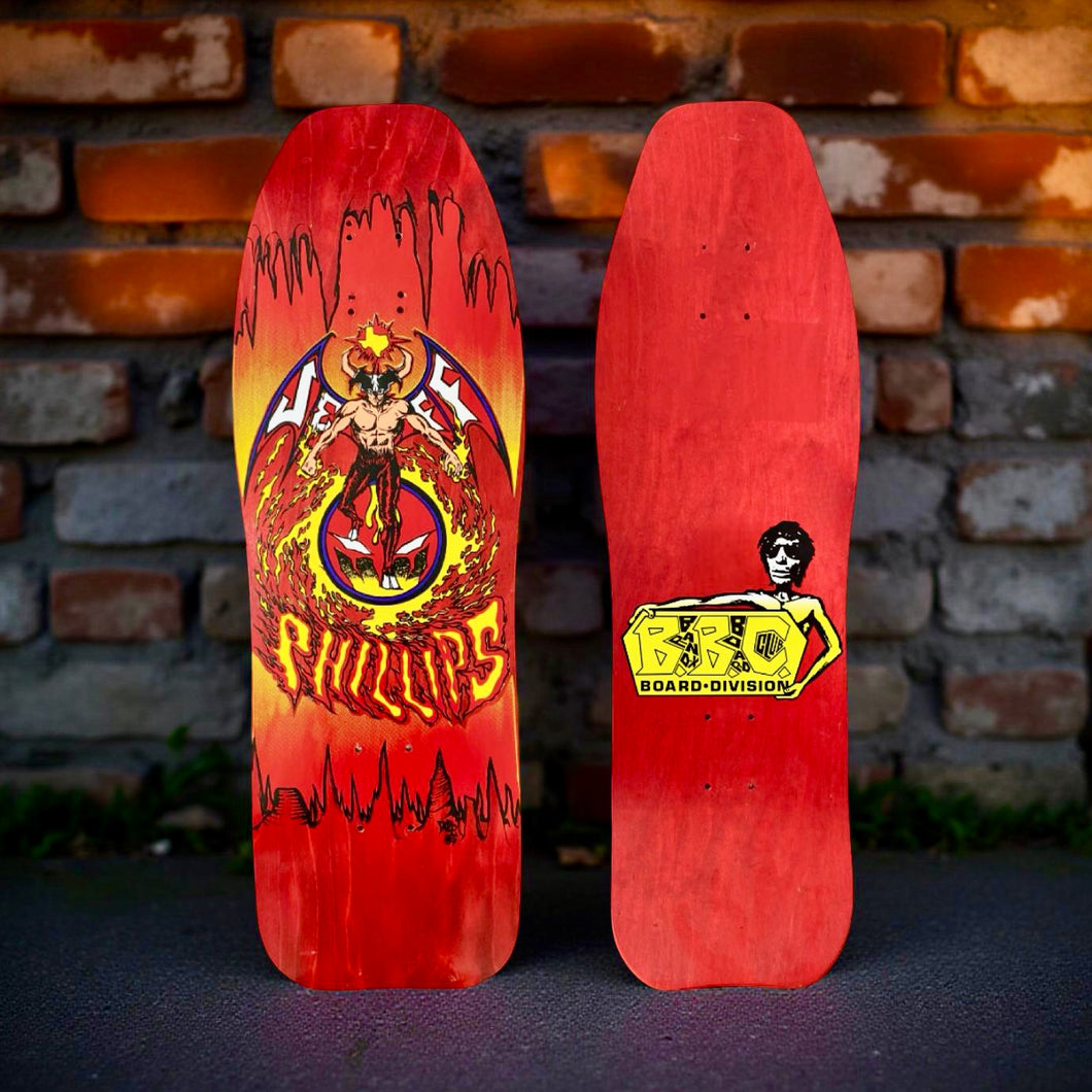 Jeff Phillips 'Devil Man' Limited Edition, HAND PAINTED BBC Deck (1 of 100) (PRE-ORDER, DECEMBER)