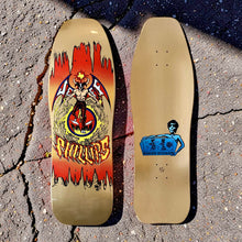 Load image into Gallery viewer, Jeff Phillips DevilMan METALLIC GOLD Limited Edition, BBC Deck HAND-PAINTED (1 of 5)
