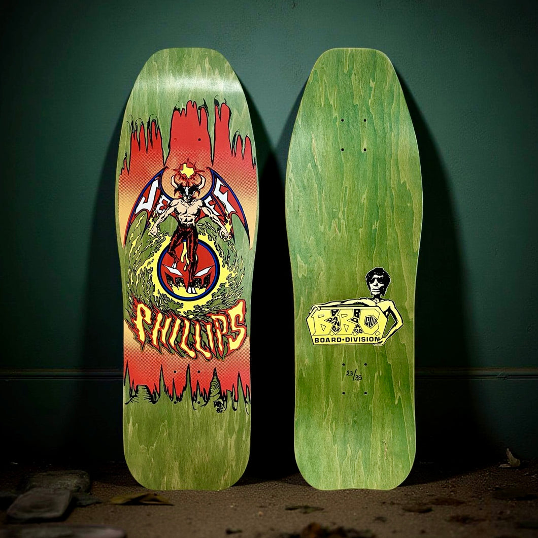 Jeff Phillips DevilMan Limited Edition, HAND PAINTED BBC Deck (1 of 35)