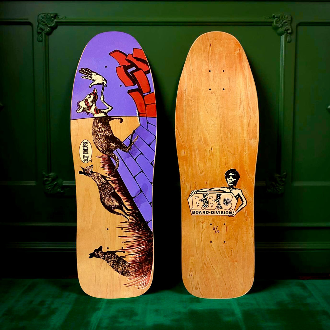 Jeff Phillips Kangaroo Limited Edition BBC Deck, HAND-PAINTED 10